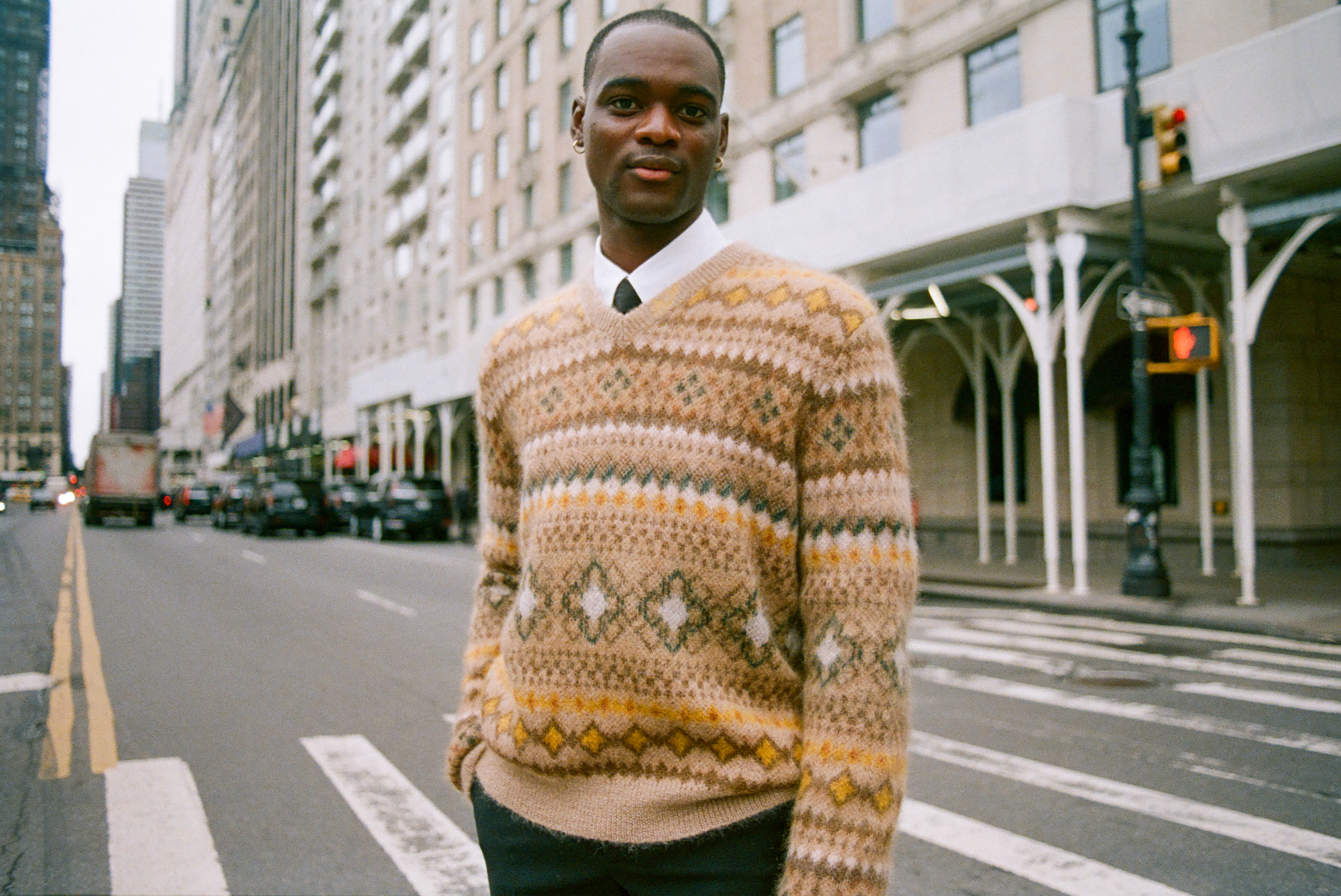 Damier Cot-jacquard Shirt  Brown